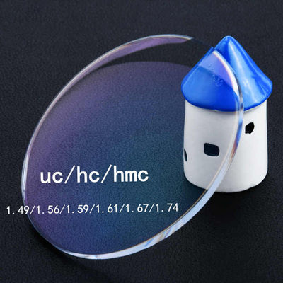 mineral white glass lenses 1.49 1.56 1.61 1.67 1.74 high index optical lens