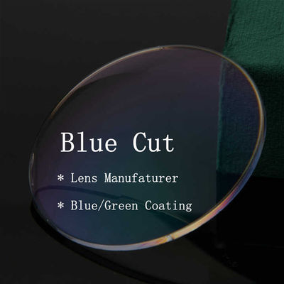 Optical Lens In China Hmc Uv400 Blue Cut Single Vision 1.56 Optical Lens