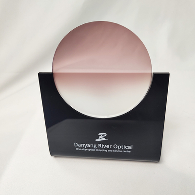 China-Made High-Quality Optical Eyeglass Lenses: Tinted Gradient Brown & Solid Color Sunglass Lenses
