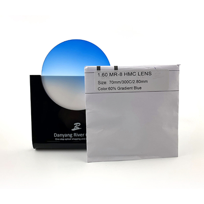Hot-Selling MR-8 1.60 (60%) Gradient Blue Sunglass Lenses / Eyeglass Lenses