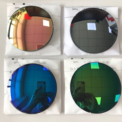 Danyang CR39 Sunglass Lenses: UV400 Protection, Gold-Tinted Lenses