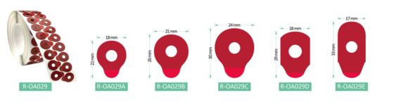 High-Quality Red Surface Anti-Slip Stickers, Adhesive Lens Blocking Pads, Lens Edge Accessories, Lens Edges