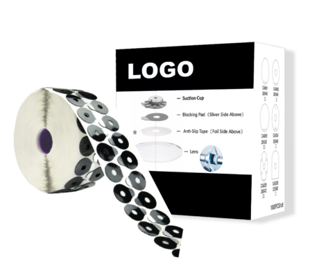 Customizable Packaging High-Quality Lens Polishing Stickers, Adhesive Edge Pads, Lens Blocking Pads