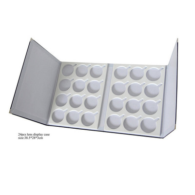 River Brand FDRL-1 24PCS Eyeglass Lens & Sunglass Display Stand, Case and Book