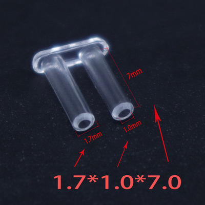 Universal Optical Eyewear Accessories for Rimless Eyeglasses (Various Sizes) – Double Rubber Plugs