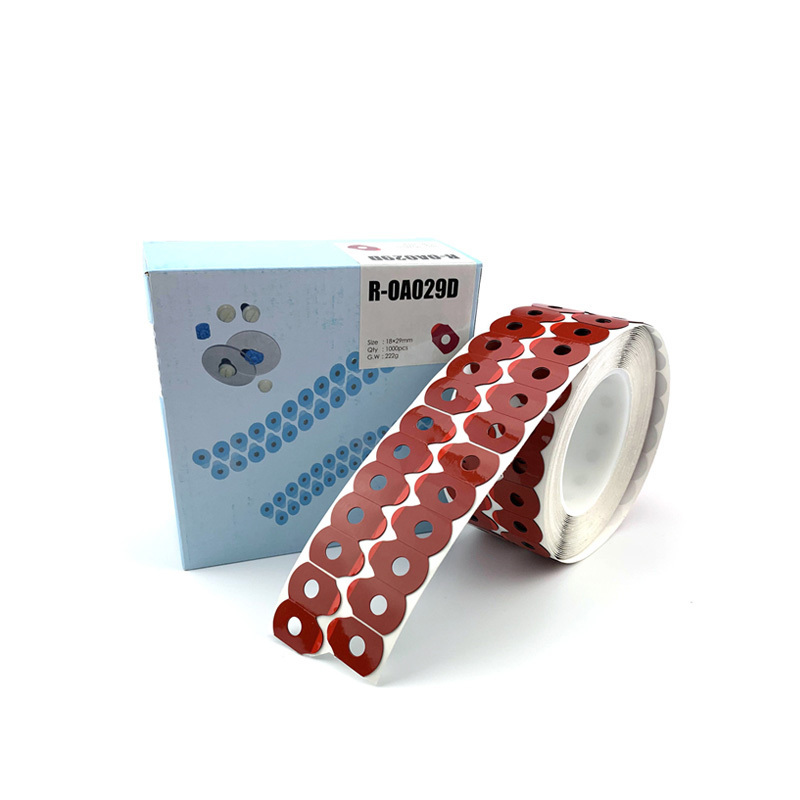 High-Quality Red Surface Anti-Slip Stickers, Adhesive Lens Blocking Pads, Lens Edge Accessories, Lens Edges