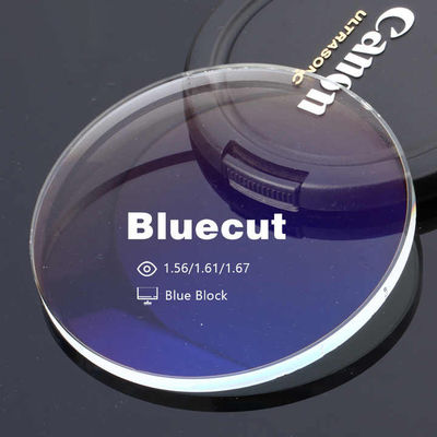 Universe Optical High Quality 1.6 1.60 Aspheric Blue Block Lens Shmc Optical Lenses