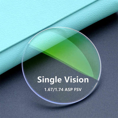 1.56 single vision uv400 hmc eyeglasses lenses